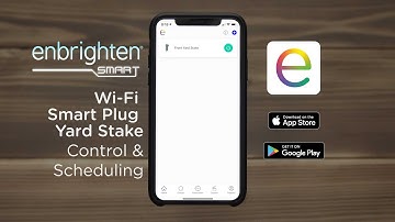 74517: Enbrighten Outdoor Wi-Fi Smart Plug Yard Stake - Control & Scheduling