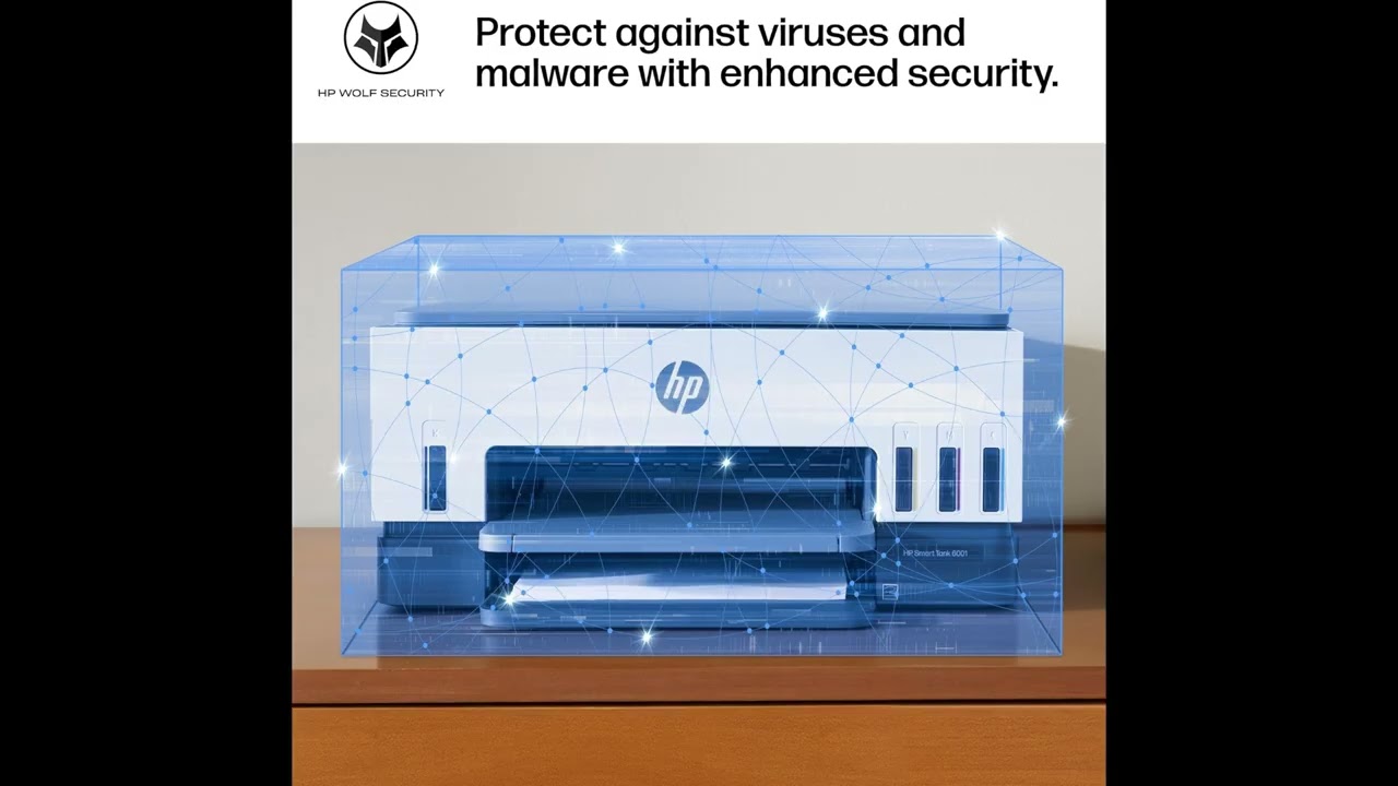 HP Smart Tank 6001 Wireless All-in-One Printer | Cartridge-Free Home Printing with 2 Years Ink