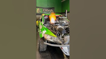 FIRE BALLS on Dyno 3 Rotor Turbo RX8 - Kyle Mohan Racing - Formula Drift #formuladrift #dyno
