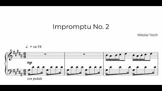 Nikolai Teich - Impromptu No. 2 [Audio + Score]