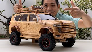 The upgraded version of the Toyota Land Cruiser LC300  Woodworking Art