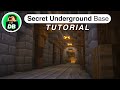 Minecraft: How to Build a Secret Underground Base (Tutorial)
