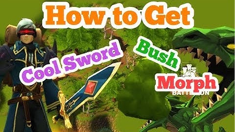 How to get the Frogzard,BUSH Morph And dreadstone Sword7|AQ3D TUTORIAL