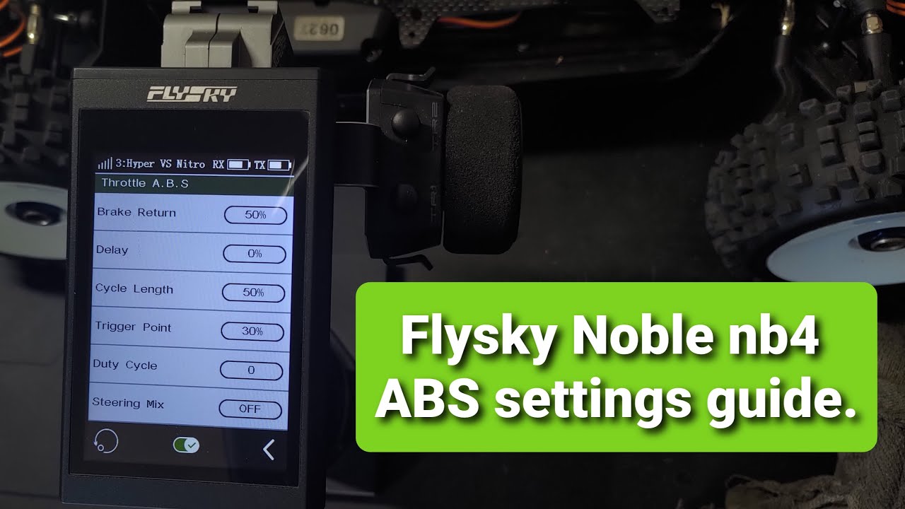 Flysky Noble nb4 ABS setting guide, - YouTube