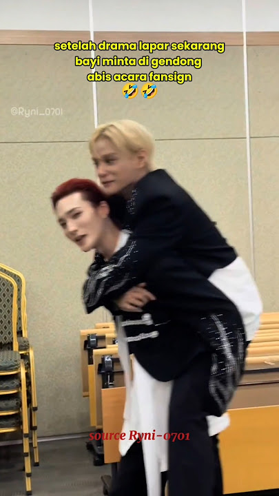 If a baby really likes it, he wants a lot #zayyan #beomsoo #xodiac #alibi #fansign