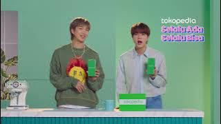 Iklan Youtube - Tokopedia - TOKOPEDIA X BTS Bebas Ongkir!(RM & Jin) [Juni 2021] 16:9 [15s]