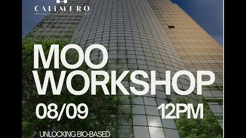 CALIMERO I Open Online Workshop Multi Objective Optimization MOO Webinar