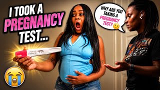 I TOOK A PREGNANCY TEST TO PRANK MY STUD GIRLFRIEND… SHE ALMOST CRASHED OUT 😭🥵