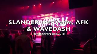 SLANDER, Ray Volpe B2B AFK & WAVEDASH | Headbangers Ball Tour @ The Fillmore (2018)