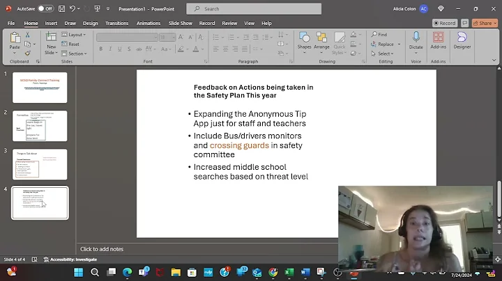 15 minute Family public hearing training SCSD Safety 2024