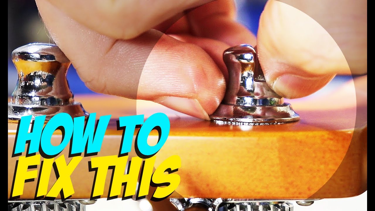 How To Fix Loose Bass Guitar Tuners YouTube