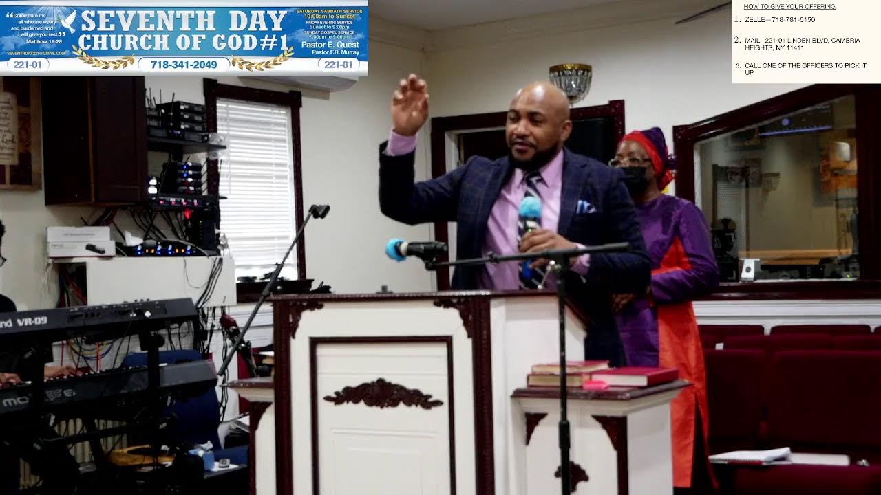 SEVENTH DAY CHURCH OF GOD #1 MORNING SERVICE - YouTube