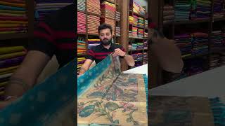 Rama Soft Silk Kalamkari Printed Pallu Saree || 1450/- || COD Available screenshot 5