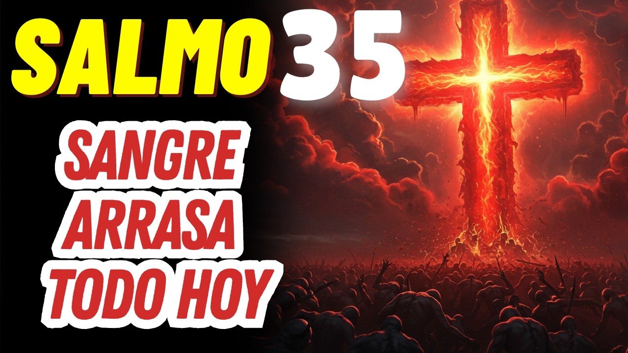 🩸 SANGRE DE CRISTO + SALMO 35: ARRASA Brujería, Envidia y TODO Enemigo Oculto HOY