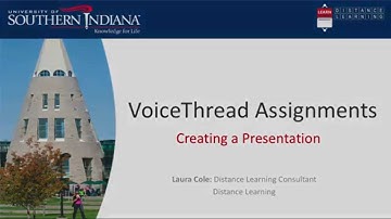 VoiceThread Assignments: Creating a Presentation