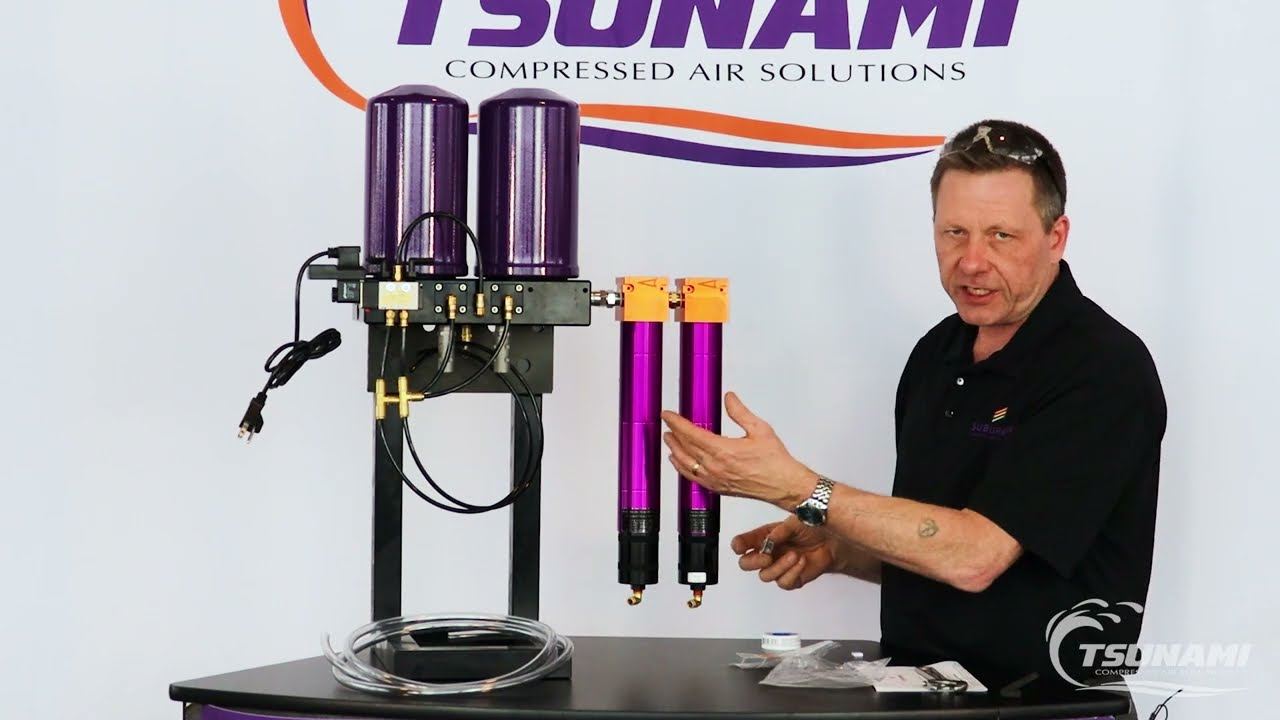 Tsunami Pure-7 Series Regenerative Dryer | 25 CFM, 7 Hp (-80°F)