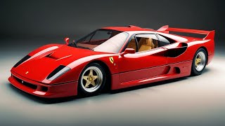 Ferrari F40 RebornConcept Car interior and exterior design 🔥