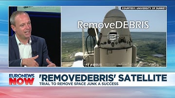RemoveDEBRIS satellite trial to remove space junk a success