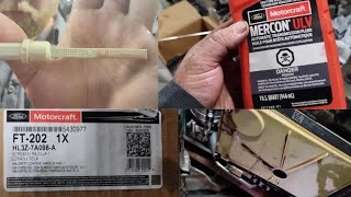 EASY WAY Ford F150 10R80 Trans Filter Replacement and Gasket and Fluid  How to check Oil Level also