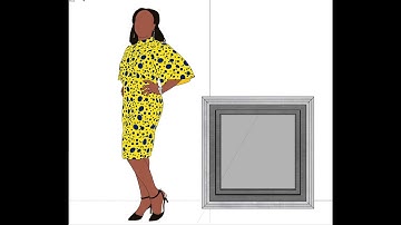 How to make a fixed glass window in Sketchup