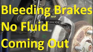 7 Causes when Bleeding Brakes and No Fluid is Coming Out