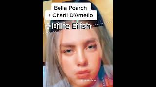Charlie damelio   Bella poarch   Billie Eilish Face Morph 😍 #Shorts