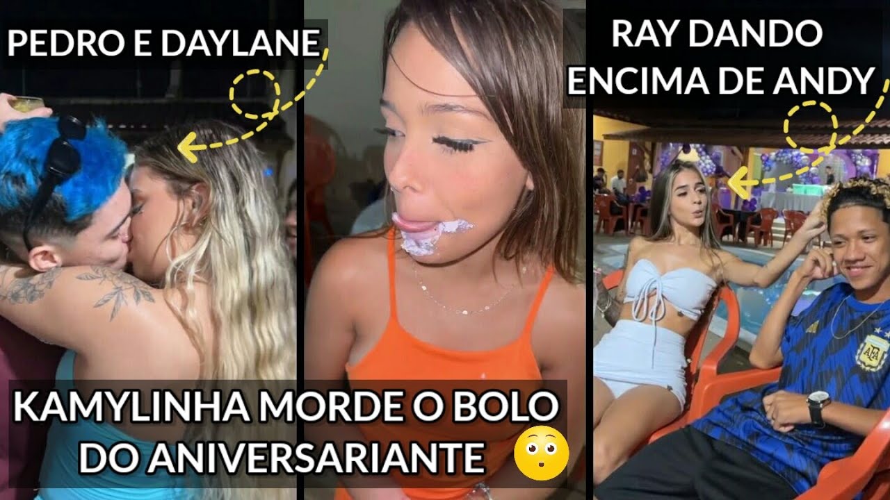 KAMYLINHA SANTOS FICA COM CIÚMES DE ANDY