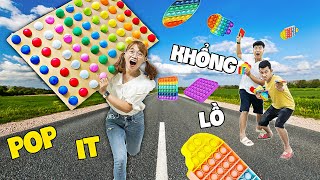 Hà Sam Làm POP IT Cầu Vồng Siêu To - New Jumbo Pop it - The Biggest Pop It in the World screenshot 5