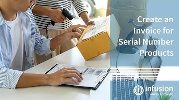 Create an invoice with Serial Number products
