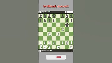 Brilliant move by beginner ! chess match highlight /       #short  #chess #chessgame #chesscom
