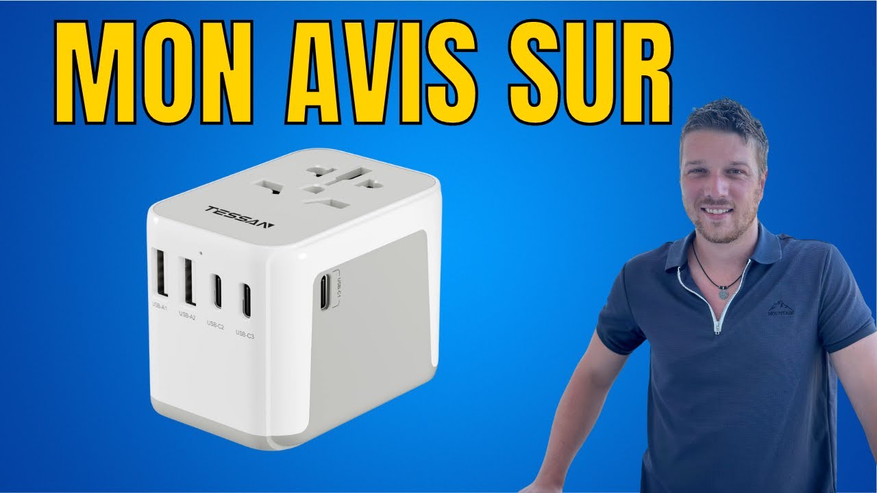 Avis sur l'adaptateur de voyage TESSAN