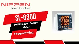 Nippen SL6300 | Multi-function Energy Meter | Programming | Nippen Electrical Instruments Co.