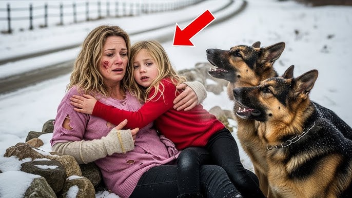 Little Girl Whispered, 'Mommy… Please Don’t Die'—5 minutes later, K9  Refused to Let Her Freeze