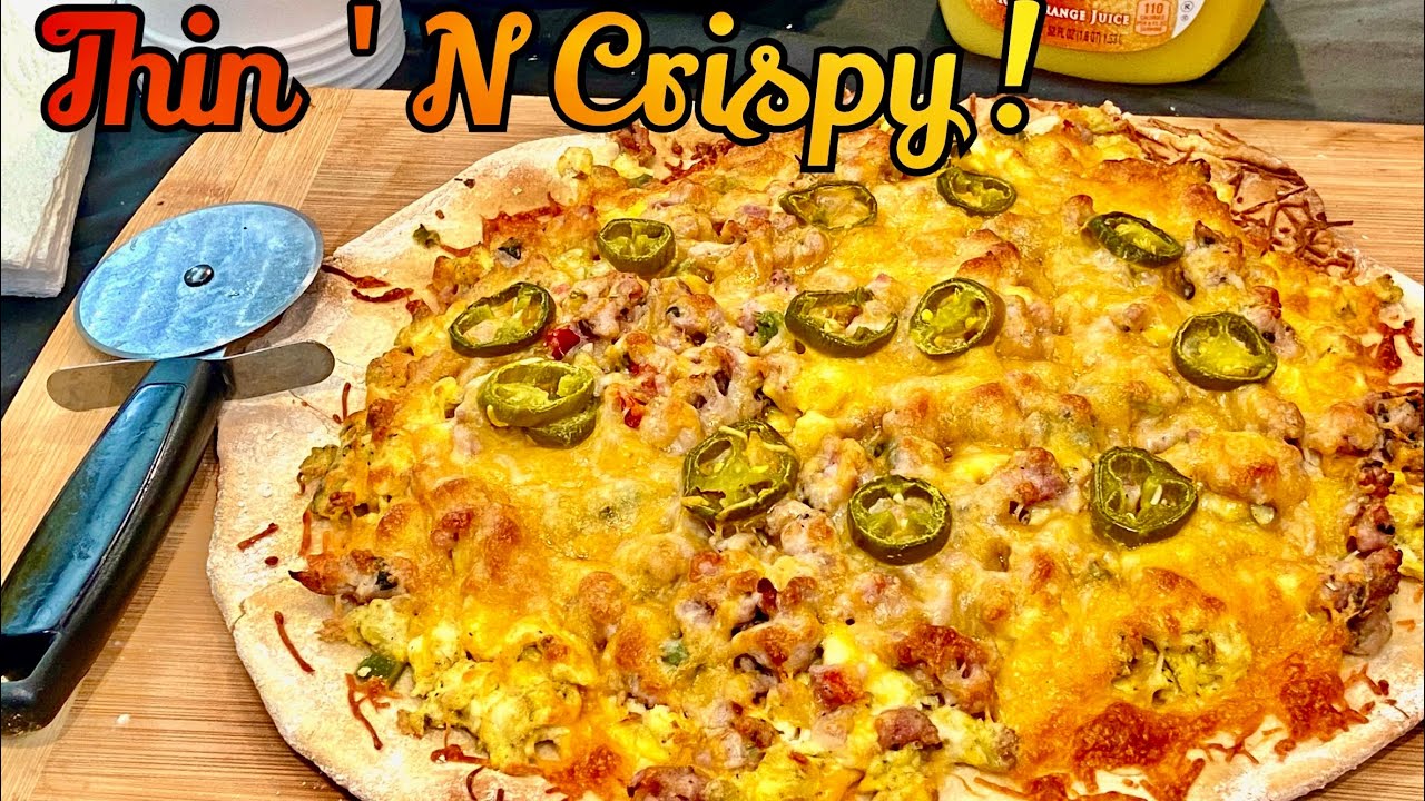 HOW TO MAKE A THIN CRUST BREAKFAST PIZZA HOMEMADE NO YEAST FALL