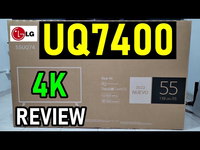 LG Pantalla LG UHD AI ThinQ 50'' UQ74 4K Smart TV