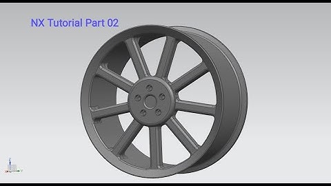 How to design alloy wheel NX Turorial part-02