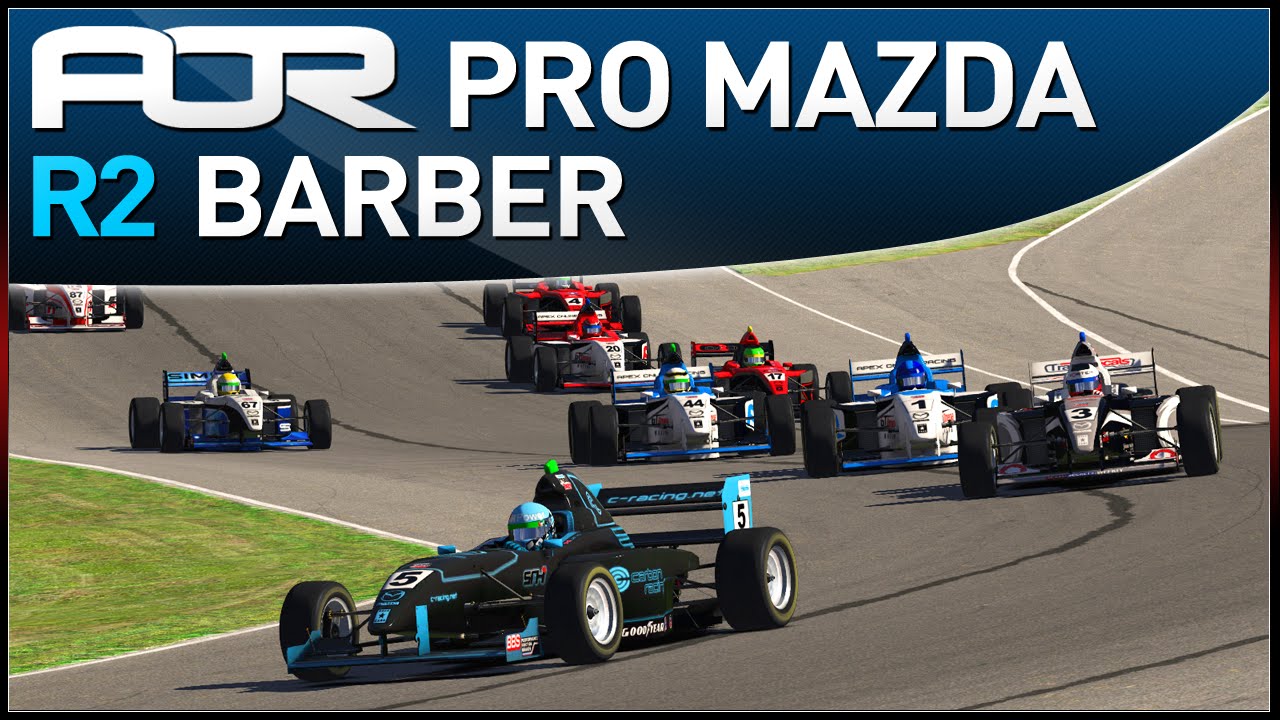 iRacing | AOR Pro Mazda Championship S2 - Round 2 Barber Motorsports Park (Crekkan's Channel)