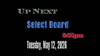 Select Board Meeting May 12 2026 rev 2