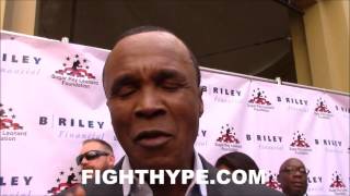 SUGAR RAY LEONARD DESCRIBES ROBERTO DURAN'S PUNCHING POWER; RECALLS CONTENDER SPARRING WITH MORA