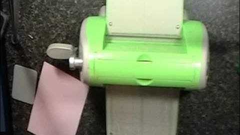 Cuttlebug and Sizzix