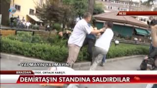 Demirtaşın Standına Saldırı Rizede Hdpye Saldırı