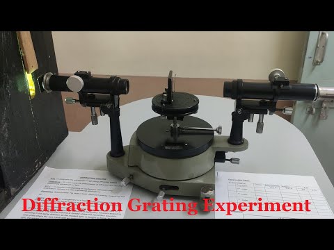 Diffraction Grating Experiment