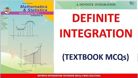 DEFINITE INTEGRATION TEXTBOOK MCQs l MHT-CET l IMPULSE BATCH l SAINI SIR