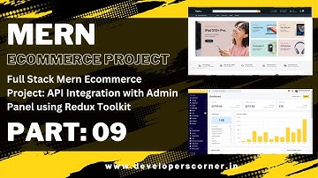 #09 Full Stack Mern Ecommerce Project: API Integration with Admin Panel using Redux Toolkit