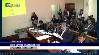 Alegato de clausura del abogado Joseph Trujillo en el juicio oral contra Walter Aduviri