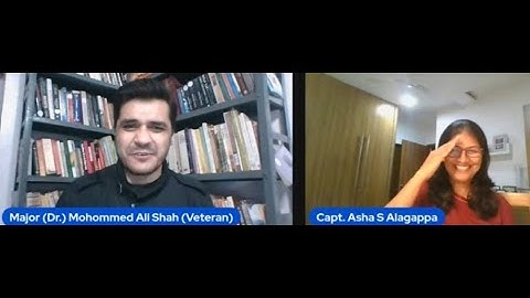 Author of upcoming book, Capt Asha Shinde Alagappa: Int