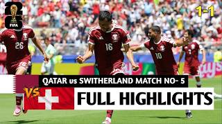 Qatar vs Switzerland 1-1 | FIFA World Cup Group B THRILLER ✨ Two Penalties, 95th Minute Comeback! 🏆