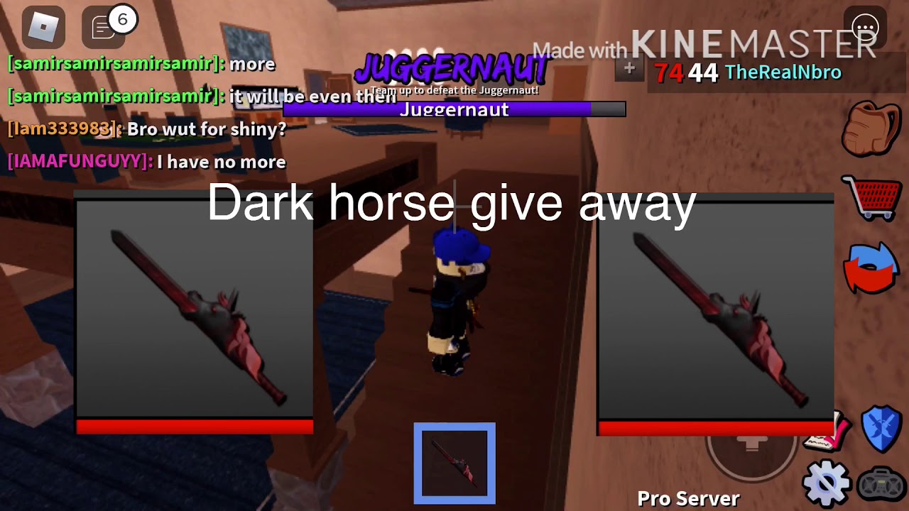 HOW TO EIN A FREE DARK HORSE read desc. (Roblox assassin)