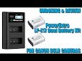 PowerExtra LP-E17 Dual Battery Kit for Canon DSLR Cameras UNBOXING & REVIEW