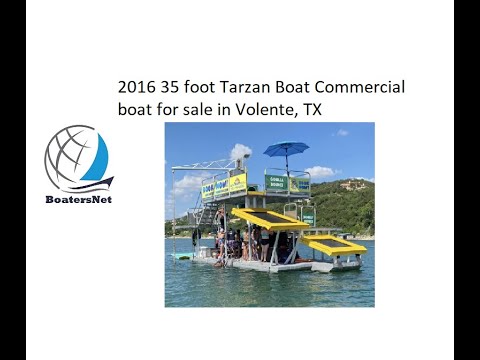 2016 35 foot Tarzan Boat Commercial boat for sale in Volente, TX. $75,000. @BoatersNetVideos
